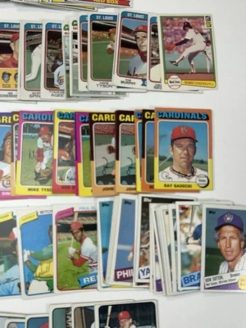 1970’s -1980’s Topps Fleer Baseball Lot ~350 Cards Low Grade